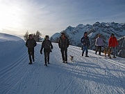 Salita invernale dai Piani al MONTE AVARO (2088 m.) il 24 gennaio 2009